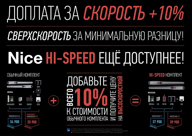 акция HI-SPEED Nice акция HI-SPEED Nice